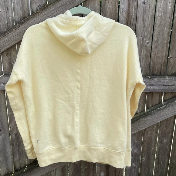 ZYIA ACTIVE YELLOW COWL NECK HOODIE - Picture 4 of 6